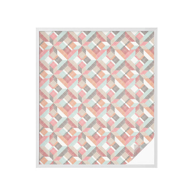 Patterned window film Geometric rhombuses