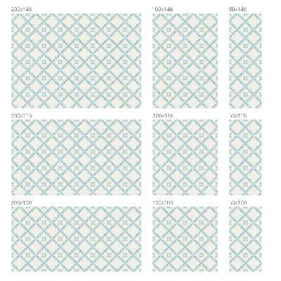Privacy window film Blue geometry