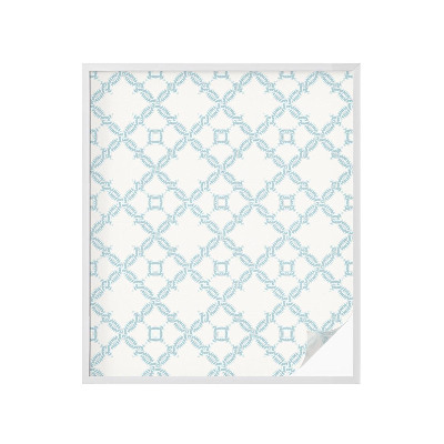 Privacy window film Blue geometry