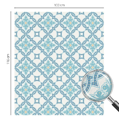 Opaque window film stained glass style Classical symmetry