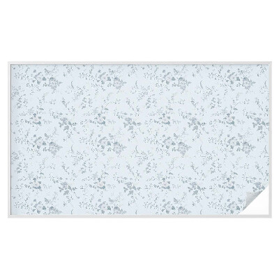 Patterned window film Subtle flowers