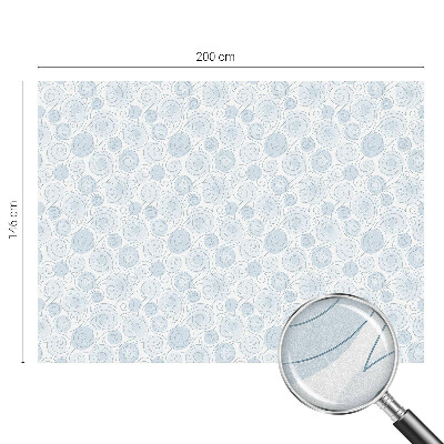 Frosted glass film stained glass effect Spiral patterns