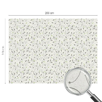 Colored window film stained glass Leaves of shoots