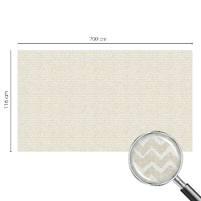 Privacy window film Beige zigzag