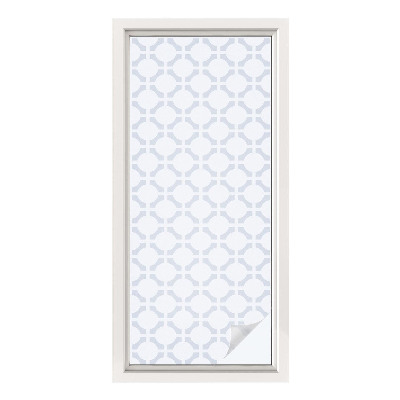 Patterned window film Geometric elegance