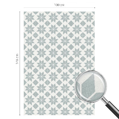 Colored window film stained glass Geometric stars