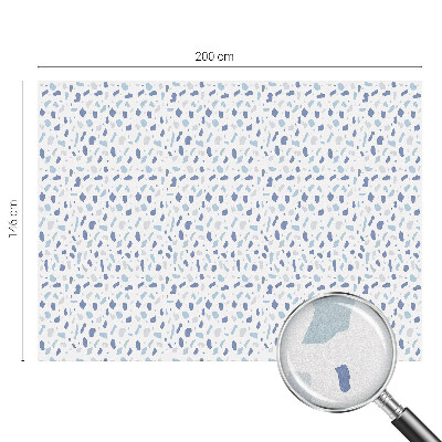 Patterned window film Blue patterns