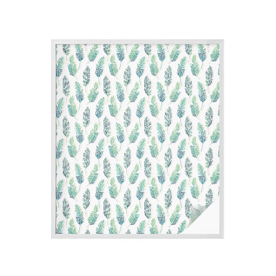 Privacy window film Tropical leaves