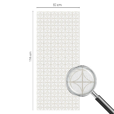 Frosted glass film stained glass effect Geometric patterns