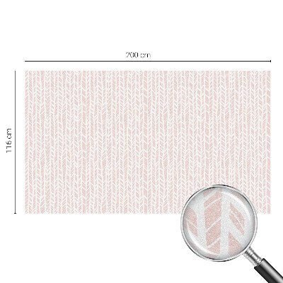 Patterned window film Pastel herringbone