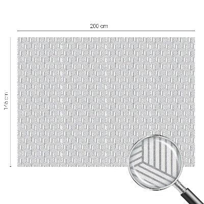 Frosted glass film stained glass effect Hexagonal solids