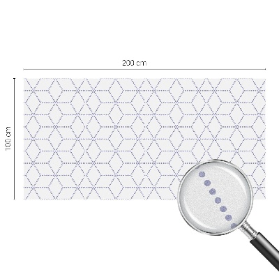 Opaque window film stained glass style Purple rhombuses