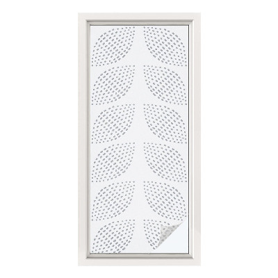 Privacy window film Dotted leaves