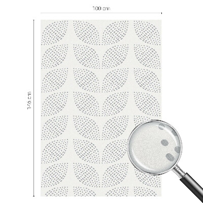 Privacy window film Dotted leaves