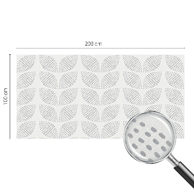 Privacy window film Dotted leaves