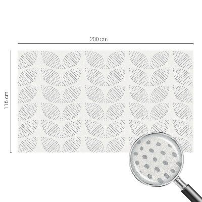 Privacy window film Dotted leaves