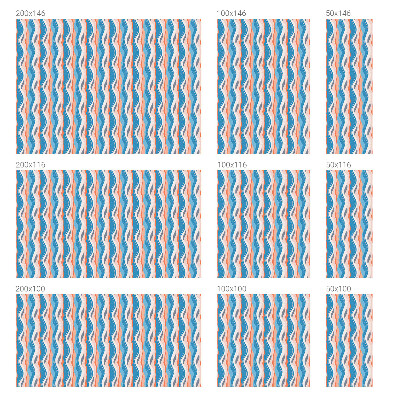 Colored window film stained glass Wavy rhythm