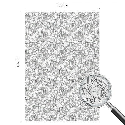 Frosted glass film stained glass effect Classic portraits