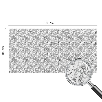 Frosted glass film stained glass effect Classic portraits