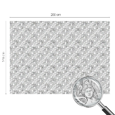 Frosted glass film stained glass effect Classic portraits