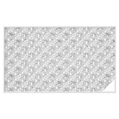 Frosted glass film stained glass effect Classic portraits