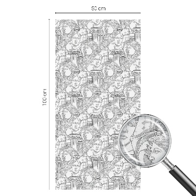 Frosted glass film stained glass effect Classic portraits