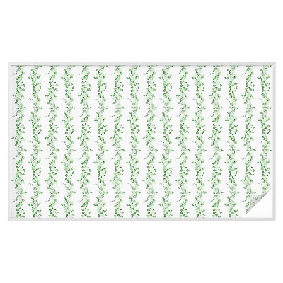 Patterned window film Green garlands