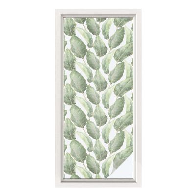 Privacy window film Green leaves