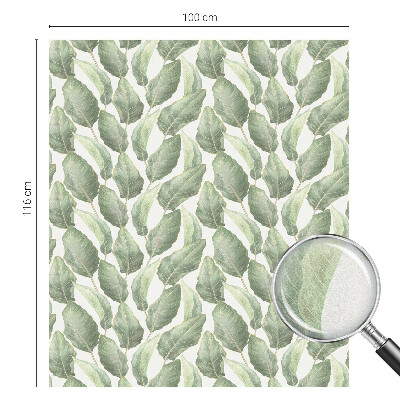 Privacy window film Green leaves