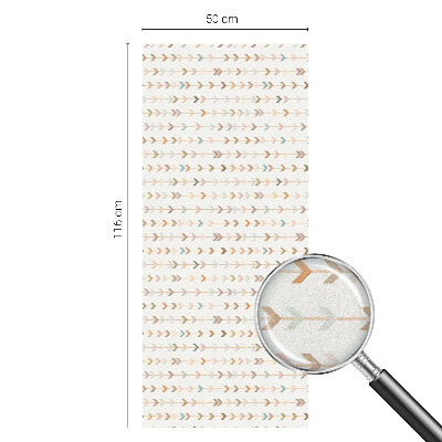 Patterned window film Arrow pattern