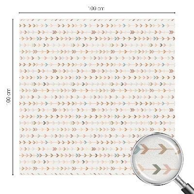 Patterned window film Arrow pattern
