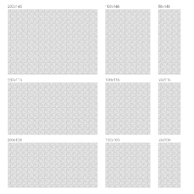 Frosted glass film stained glass effect Wavy shapes