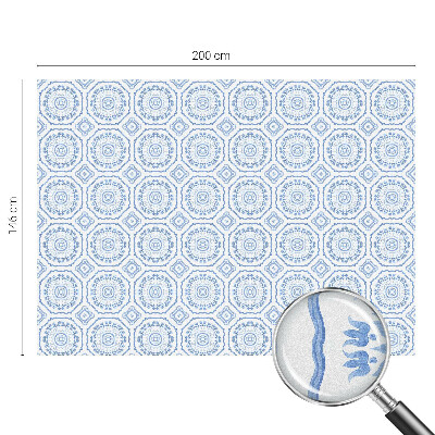 Opaque window film stained glass style Floral ornaments