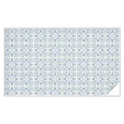 Patterned window film Floral ornaments