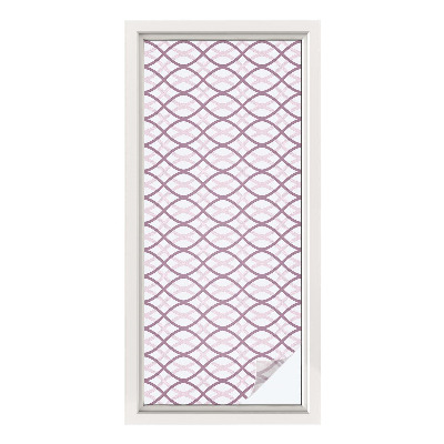 Patterned window film Oval shapes