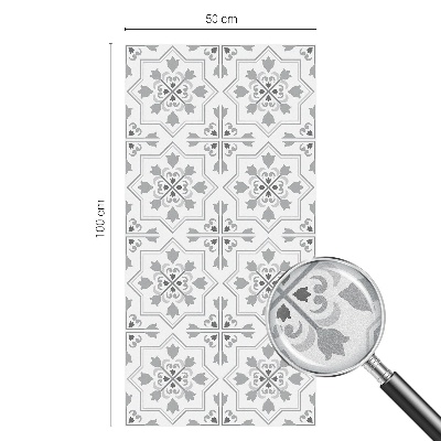 Colored window film stained glass Symmetrical ornaments