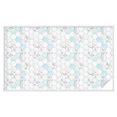 Frosted glass film stained glass effect Leaf tiles