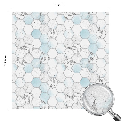 Frosted glass film stained glass effect Leaf tiles