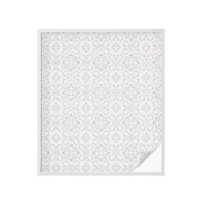 Privacy window film Plant ornaments