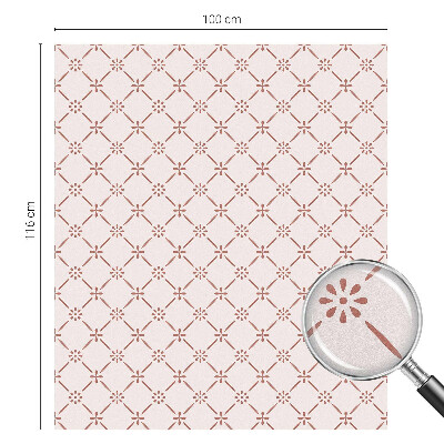 Colored window film stained glass Floral patterns