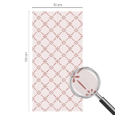 Colored window film stained glass Floral patterns