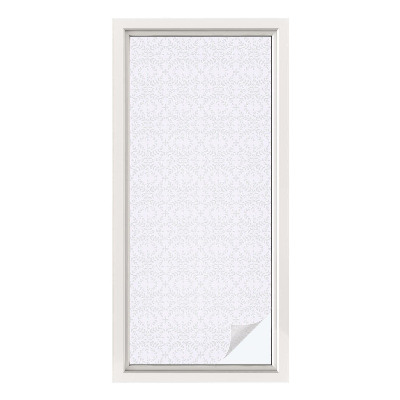 Frosted glass film stained glass effect Plant symmetry