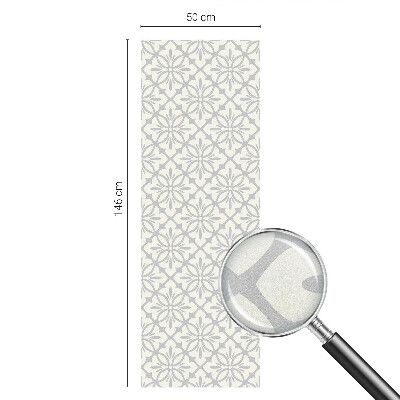 Privacy window film Floral rosettes