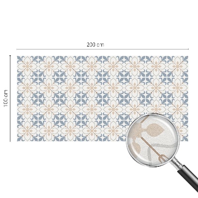 Opaque window film stained glass style Floral beauty