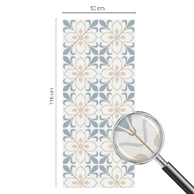 Opaque window film stained glass style Floral beauty