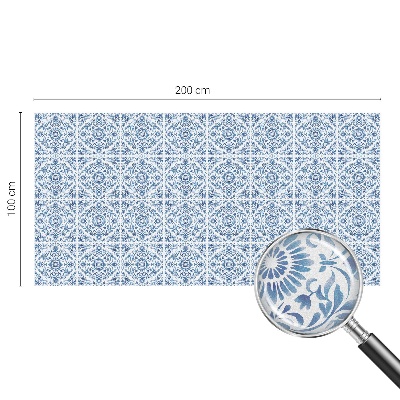 Patterned window film Floral ornament
