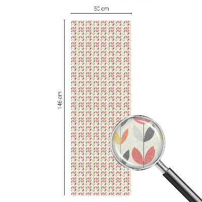 Colored window film stained glass Retro leaves