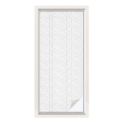 Patterned window film Geometric braid