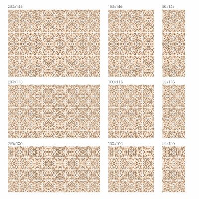 Frosted glass film stained glass effect Classic ornament