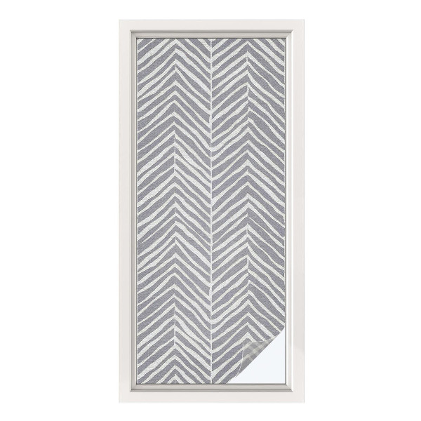 Privacy window film Zigzag pattern